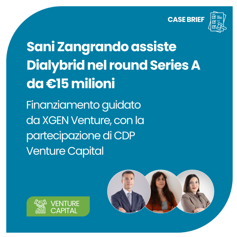 Sani Zangrando assiste Dialybrid in un round Series A da 15 milioni di euro